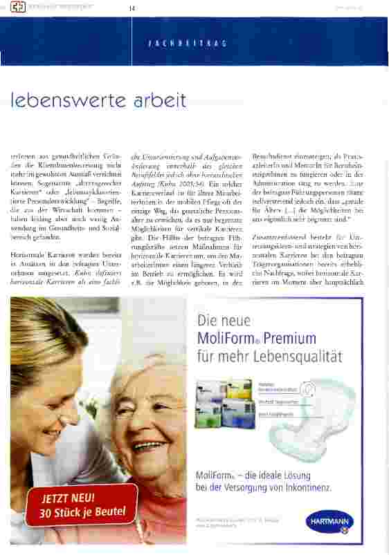 Vorschauseite 2: Wege zu einer lebenswerten Arbeit in der mobilen Pflege und Betreuung