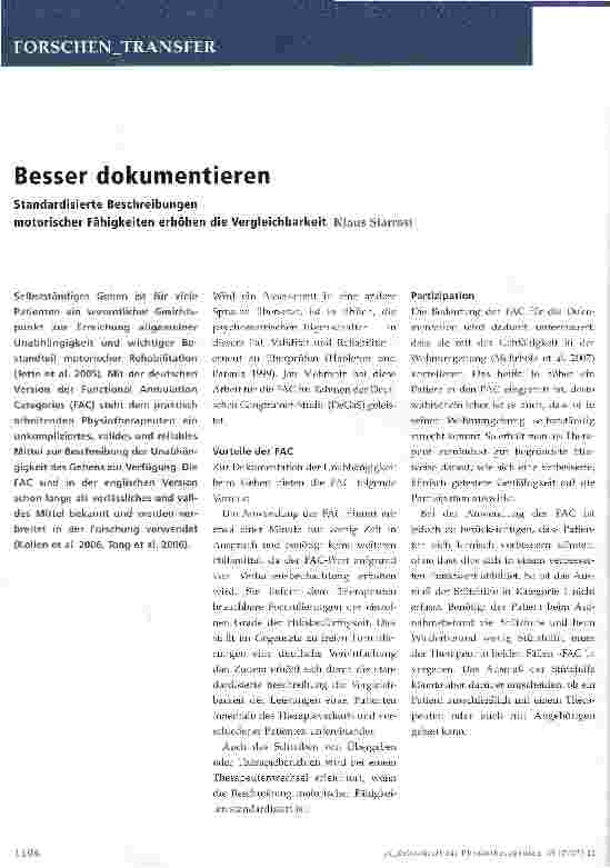 Vorschauseite 1: Besser dokumentieren