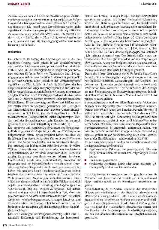 Vorschauseite 5: Erweiterung der Inanspruchnahme ambulanter und sozialer Hilfen als Wirkung eines stationären multimodalen Behandlungsprogramms für Demenzkranke und deren betreuende Angehörige