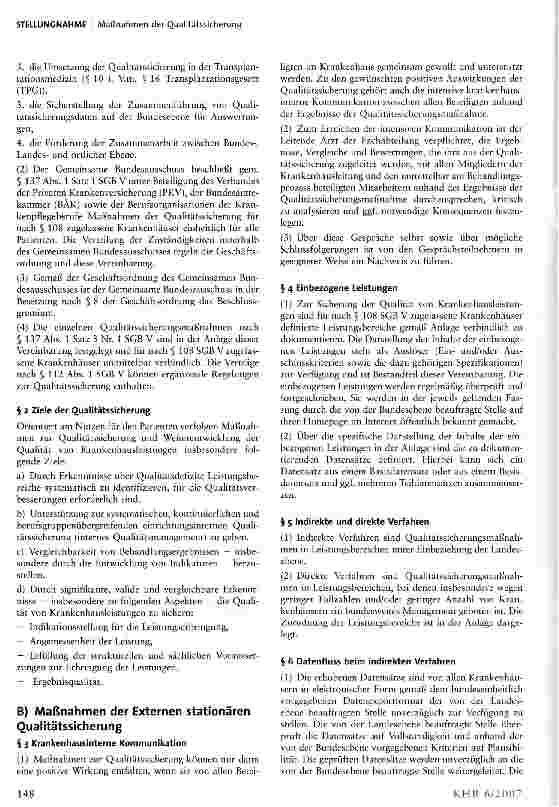 Vorschauseite 2: Maßnahmen der Qualitätssicherung