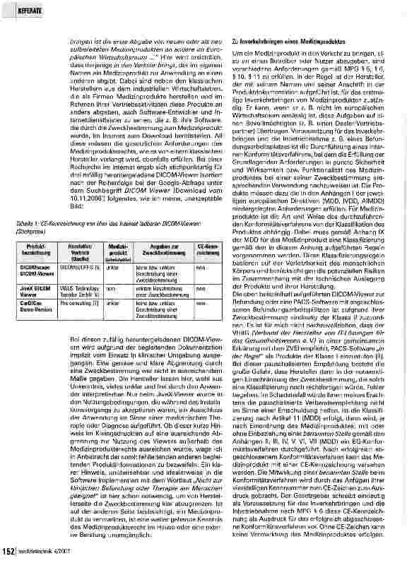Vorschauseite 4: Das Medizinprodukterecht bei der Etablierung moderner IT-Technologien