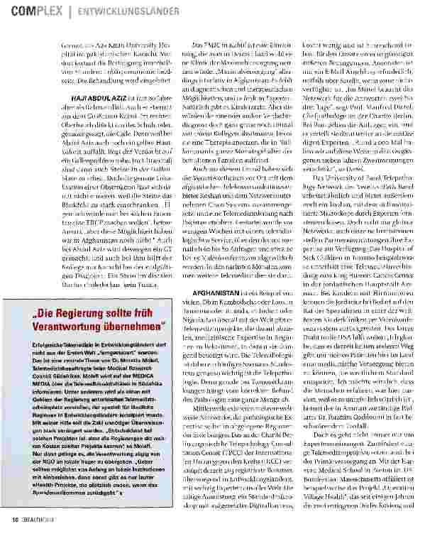 Vorschauseite 2: DAS ZIEL: HILFE ZUR SELBSTHILFE