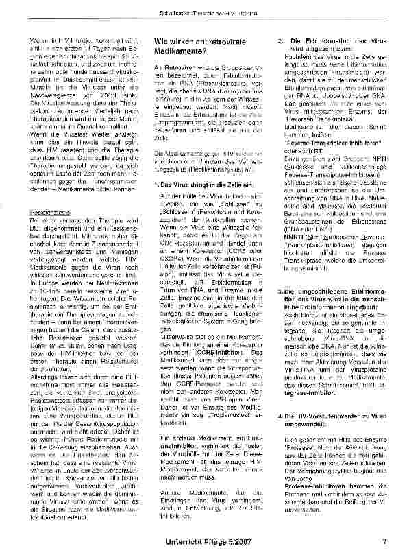 Vorschauseite 2: Therapie der HIV-Infektion