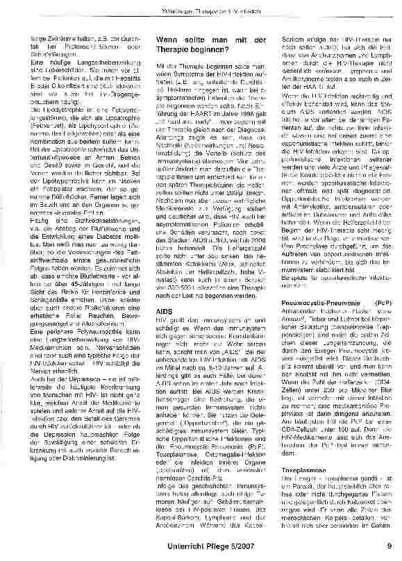Vorschauseite 4: Therapie der HIV-Infektion