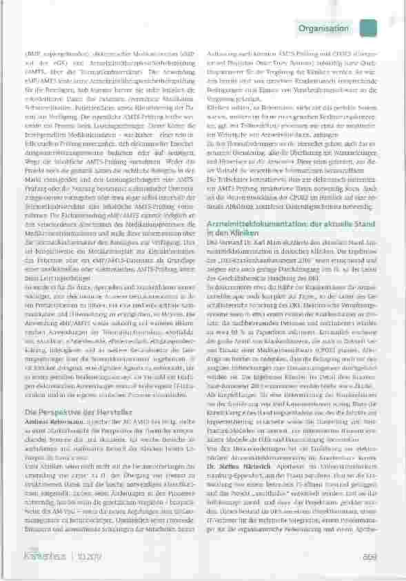 Vorschauseite 2: Elektronische Medikationssysteme