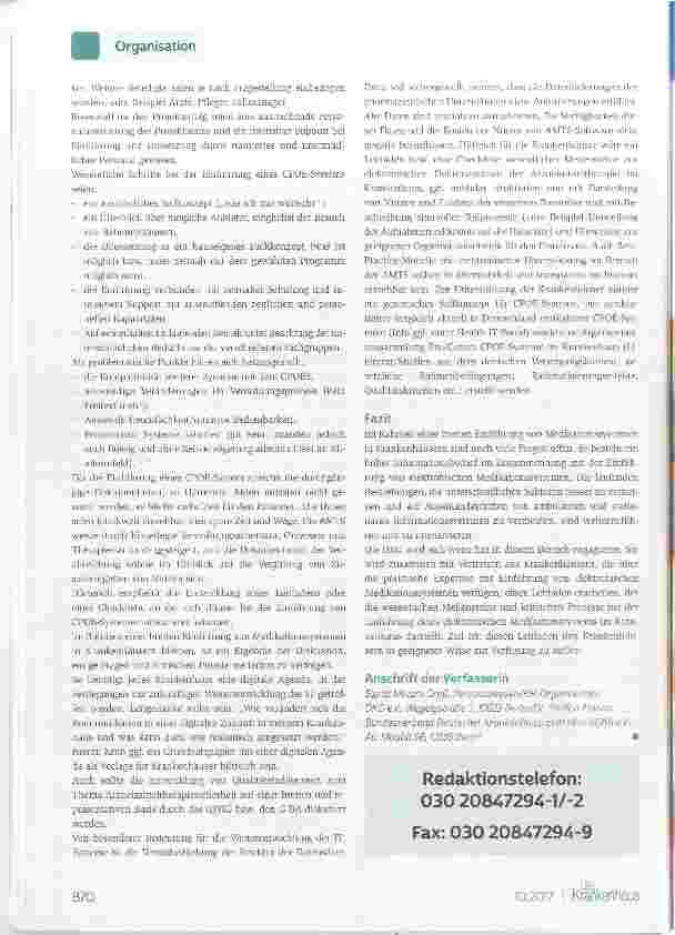 Vorschauseite 3: Elektronische Medikationssysteme