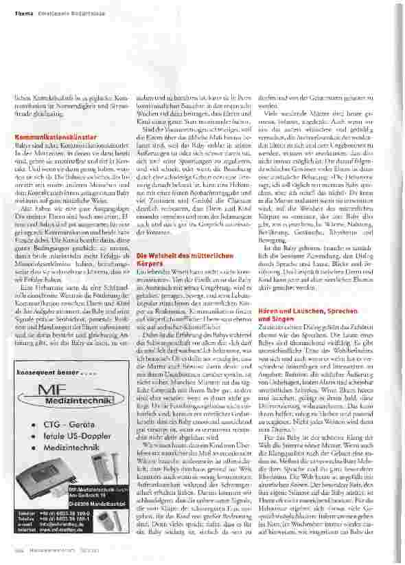 Vorschauseite 3: Mit dem Baby im Gespräch