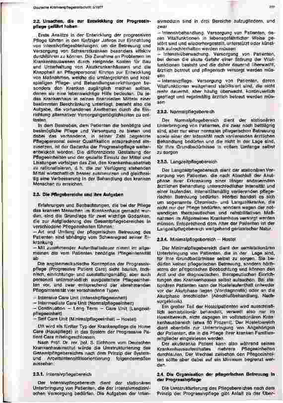 Vorschauseite 2: Progressivpflege - Konsequenzen für den kranken Menschen
