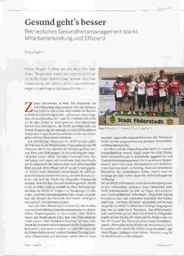 Vorschauseite 1: Gesund geht es besser