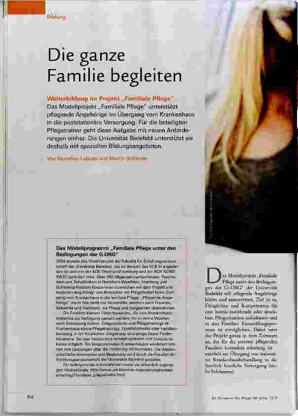 Vorschauseite 1: Die ganze Familie begleiten