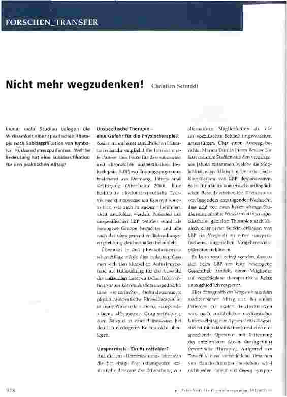 Vorschauseite 1: Nicht mehr wegzudenken!