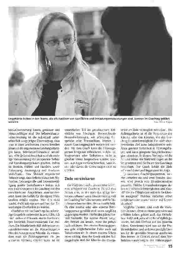 Vorschauseite 2: Coaching als Burn-out-Prophylaxe