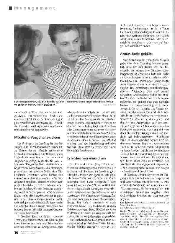 Vorschauseite 3: Coaching als Burn-out-Prophylaxe