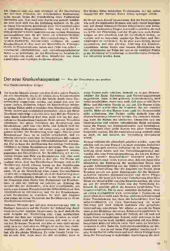 Vorschauseite 1: Der neue Krankenhauspatient