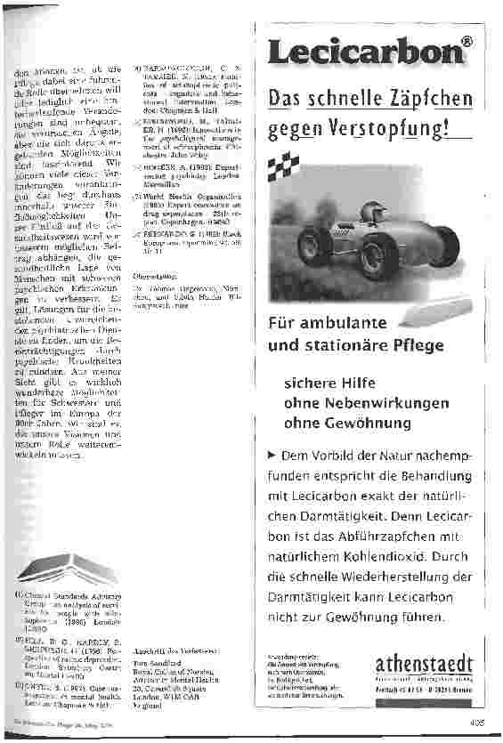 Vorschauseite 4: Die zukünftige Rolle der psychiatrischen Pflege Überlegungen am Beispiel von Großbritannien