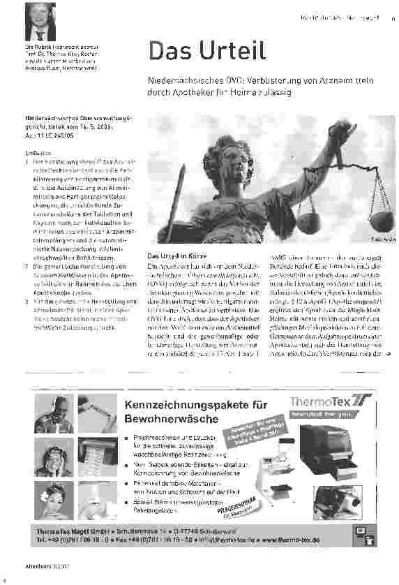 Vorschauseite 1: Das Urteil
