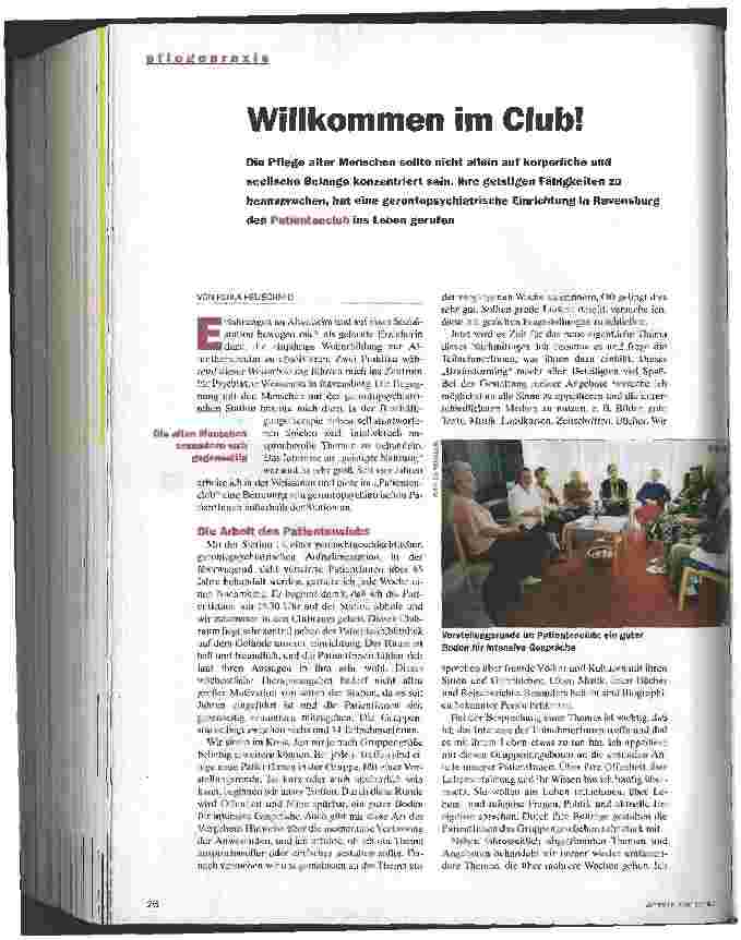Vorschauseite 1: Wilkommen im Club!