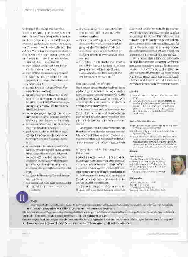 Vorschauseite 4: Therapeuten auf vier Pfoten