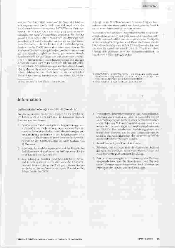 Vorschauseite 5: Zum Umgang mit Bezugnahmeklauseln in kirchlichen Arbeitsverträgen in der Situation des Betriebsübergangs