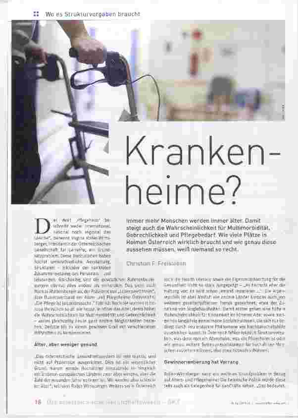 Vorschauseite 1: Krankenheime?