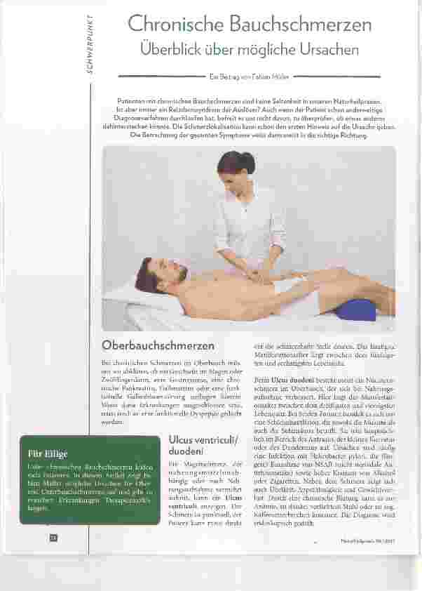 Vorschauseite 1: Chronische Bauchschmerzen Überblick über mögliche Ursachen