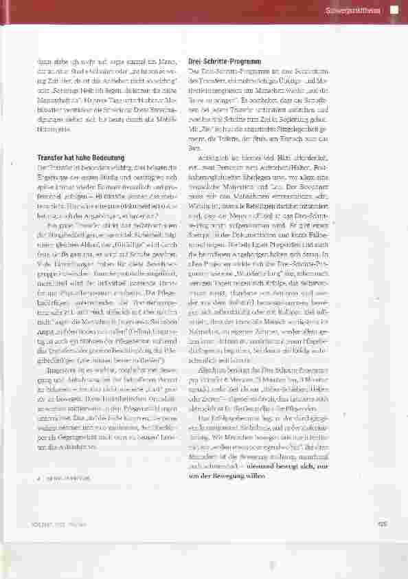 Vorschauseite 4: Mobilitätsförderung kontra Sturzvermeidung?