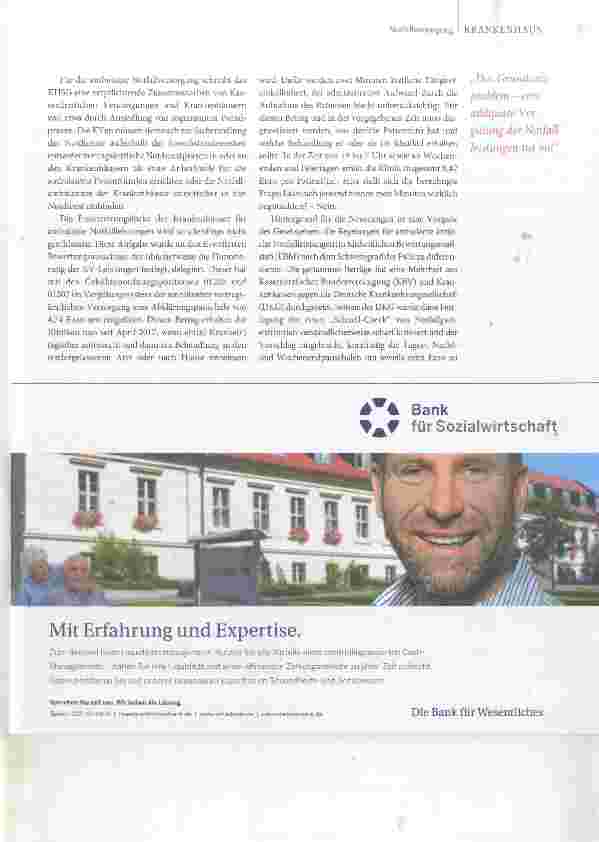 Vorschauseite 2: Die Notfallversorgung muss neu geregelt werden