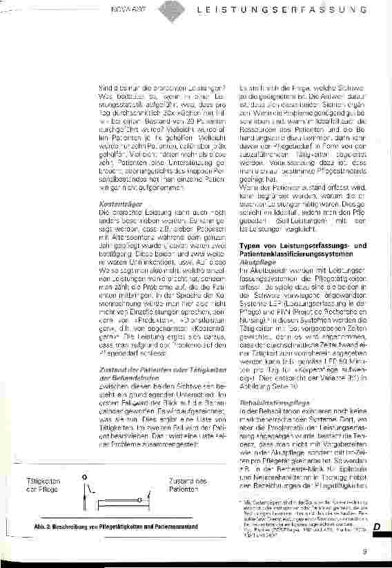 Vorschauseite 2: Aufbruchstimmung im Gesundheitswesen Leistungserfassung und Patientenklassifizierung in der Langzeitpflege