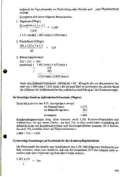 Vorschauseite 4: Gutachten über den Bedarf an Krankenschwestern in den N.Ö.Akutspitälern