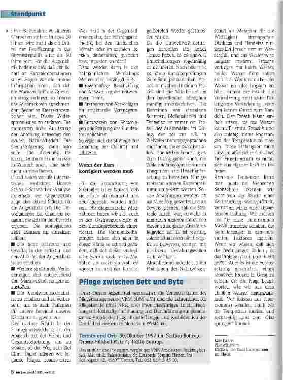 Vorschauseite 3: Warum braucht die Pflege Strategien?