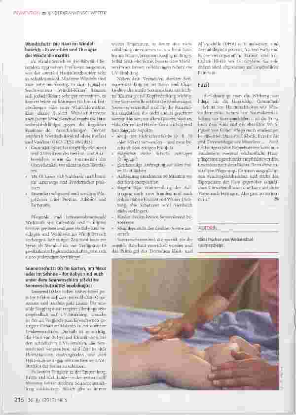 Vorschauseite 4: Gut geschützt durchs Leben: Babypflege - Kür oder Pflicht?