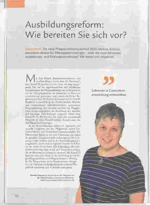 Vorschauseite 1: Ausbildungsreform: Wie bereiten Sie sich vor?