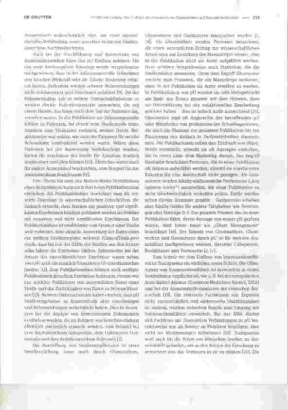 Vorschauseite 2: Der Einfluss pharmazeutischer Unternehmer auf Arzneimittelstudien