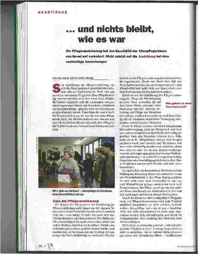 Vorschauseite 1: . .. und nichts bleibt, wie es war