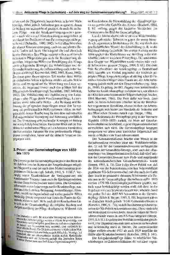 Vorschauseite 2: Ambulante Pflege in Deutschland - auf dem Weg zur Gemeinwesenorientierung?