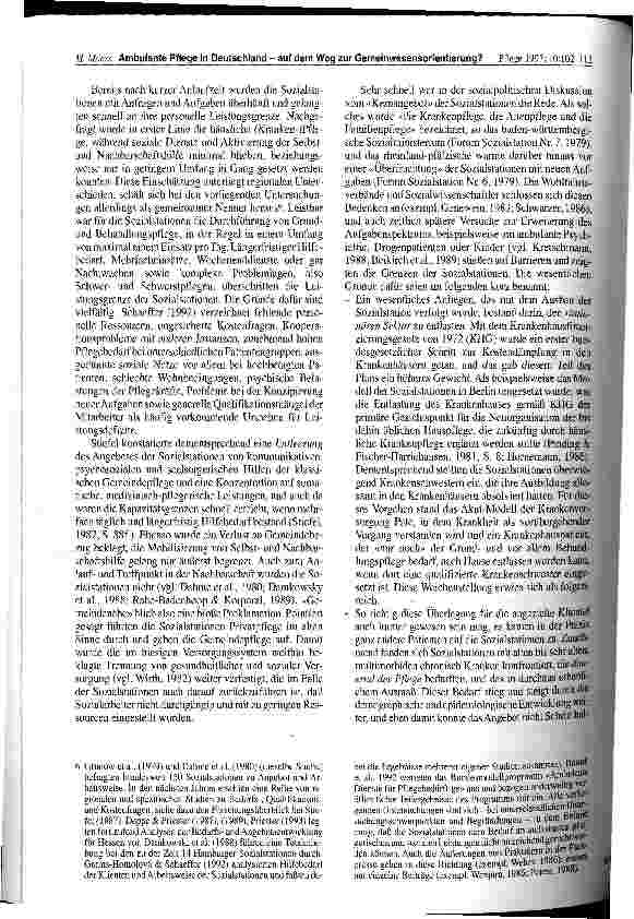 Vorschauseite 5: Ambulante Pflege in Deutschland - auf dem Weg zur Gemeinwesenorientierung?