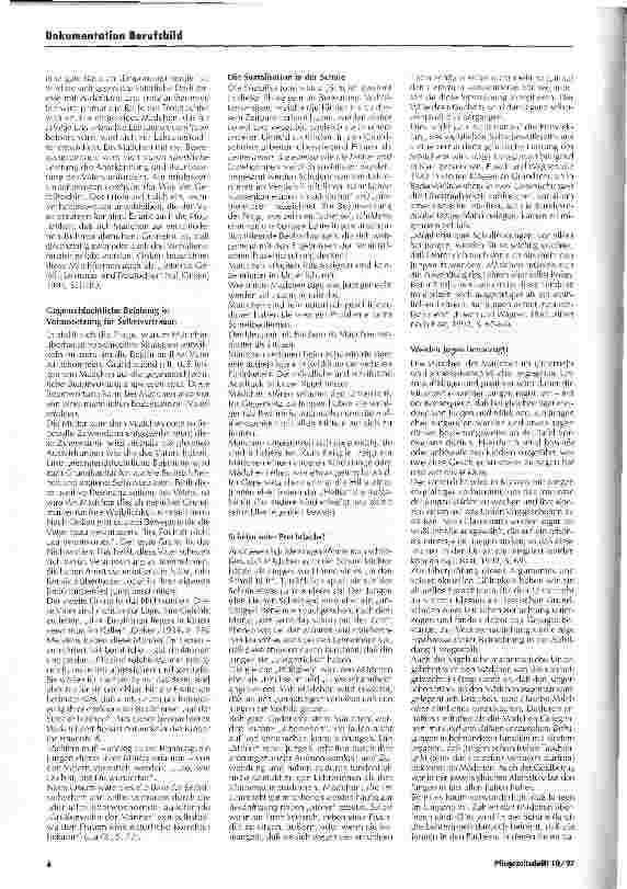 Vorschauseite 5: Mädchensozialisation und ihre Auswirkungen auf die Berufssozialisation zur Krankenschwester