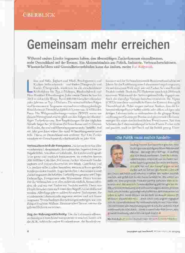 Vorschauseite 1: Gemeinsam mehr erreichen