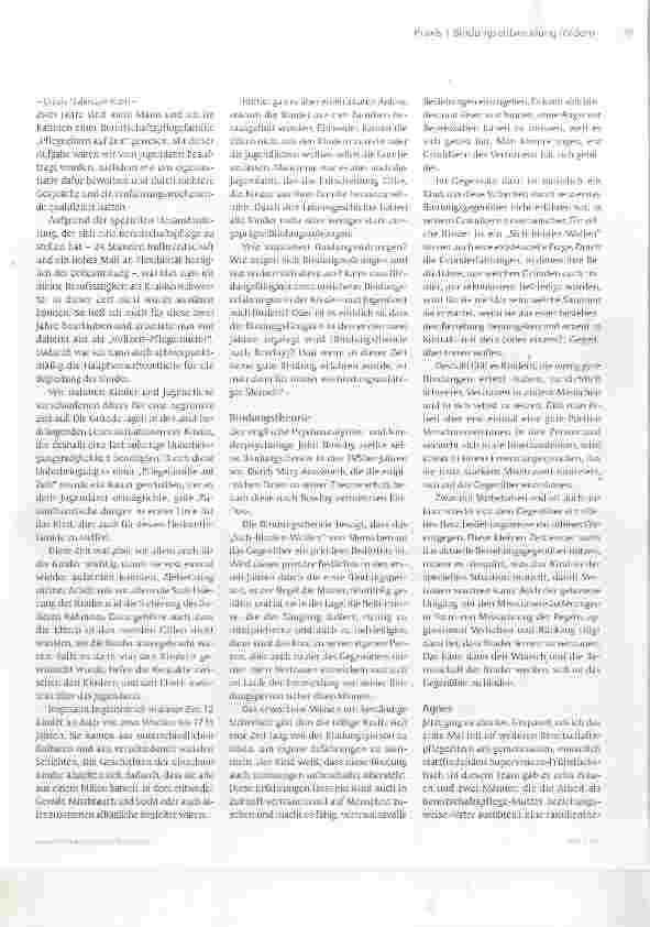 Vorschauseite 2: Entwicklung möglich?