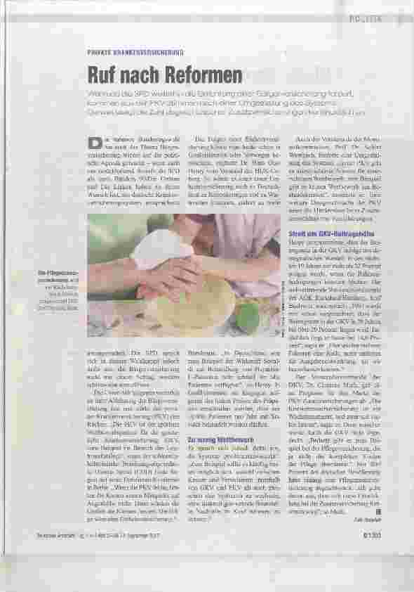 Vorschauseite 1: Ruf nach Reformen