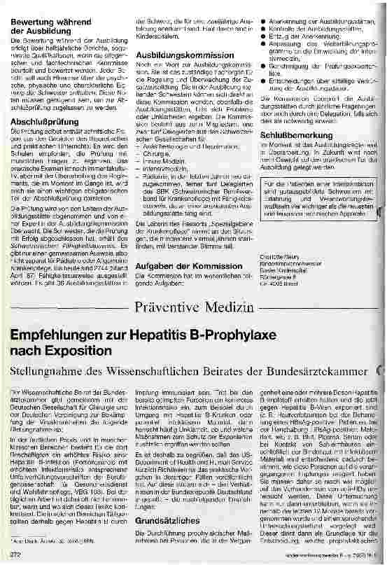 Vorschauseite 2: Organisation der Weiterbildung für Intensivpflege und Reanimation in der Schweiz