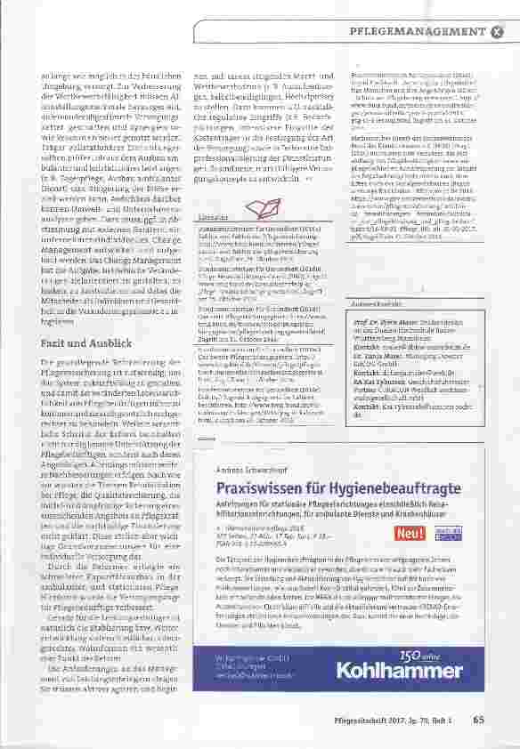 Vorschauseite 6: Welche Auswirkungen hat die Pflegereform?