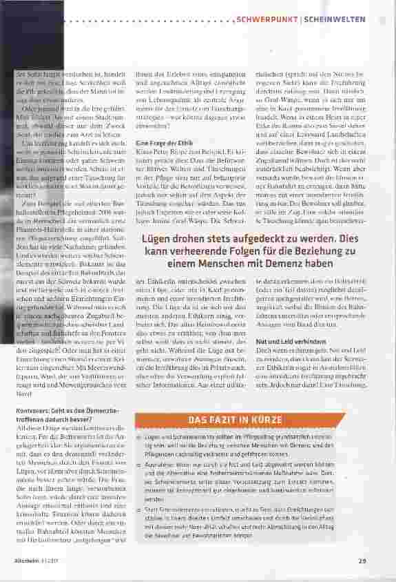Vorschauseite 2: Wo fängt die Lüge an?