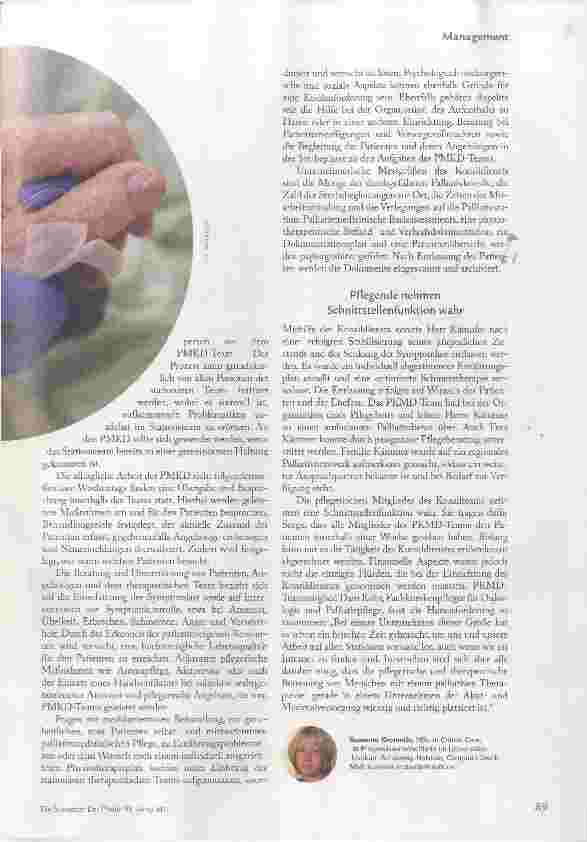 Vorschauseite 2: Meister in Sachen Palliative Care