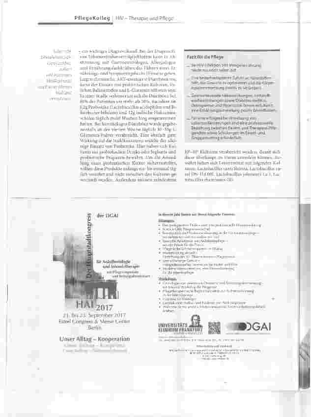 Vorschauseite 3: Speiseplan für HlV-lnfizierte