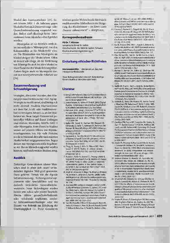 Vorschauseite 3: Anabole und molekulare Interventionen am Muskel