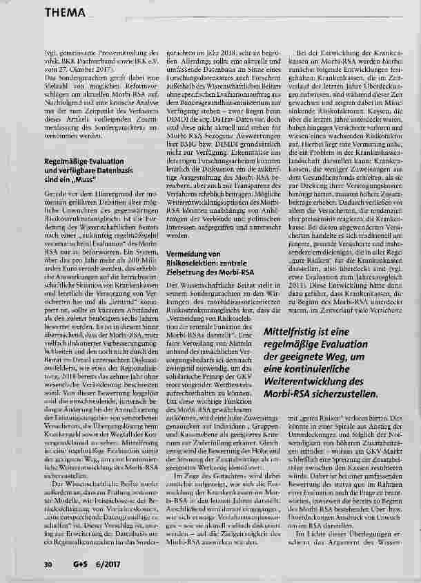 Vorschauseite 2: Status quo vadis?