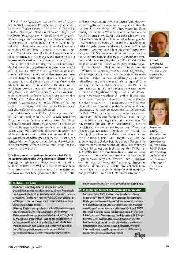 Vorschauseite 2: Ein Netz von Hilfen unter einem Dach