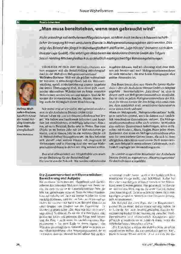 Vorschauseite 3: Ein Netz von Hilfen unter einem Dach
