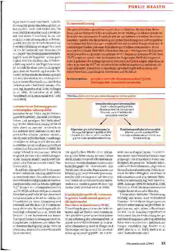 Vorschauseite 2: Neue Versorgungsformen für Patienten mit Gefäßerkrankung - Teil 3: Erfassung der Lebensqualität eröffnet neue Perspektiven